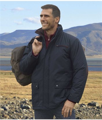 Der Parka Trekkingmen MARINE - Größe M - Atlas For Men