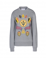 DRIES VAN NOTEN EXCLUSIVELY for YOOX Damen Sweatshirt Farbe Grau Größe 4