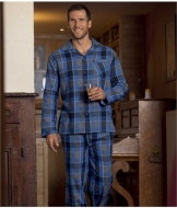 Karierter Flanell-Pyjamamen KARRIERT - Größe M - Atlas For Men