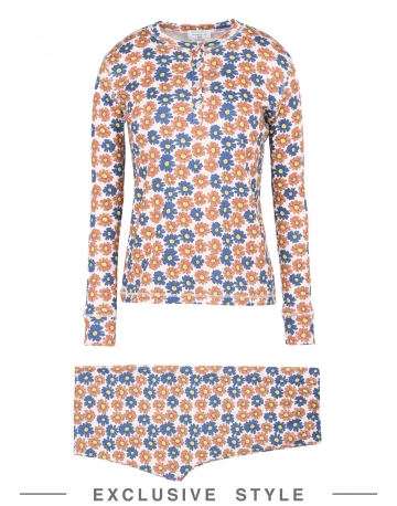 MARGHERITA EXCLUSIVELY for YOOX Damen Pyjama Farbe Orange Größe 3