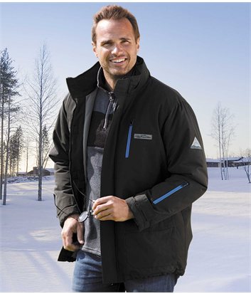 Parka mit vielen Taschenmen SCHWARZ - Größe M - Atlas For Men