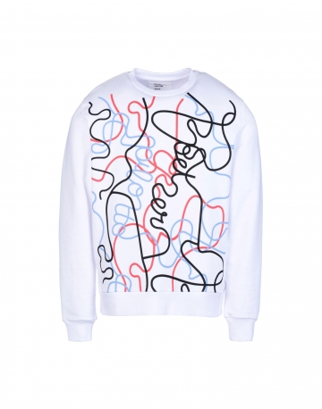 PETER PILOTTO EXCLUSIVELY for YOOX Herren Sweatshirt Farbe Weiß Größe 4