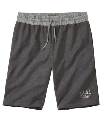 Shorts aus Moltonmen ANTHRAZIT - Größe M - Atlas For Men