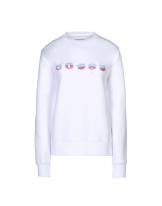 VIKA GAZINSKAYA EXCLUSIVELY for YOOX Damen Sweatshirt Farbe Weiß Größe 3