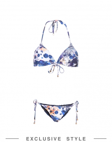 WE ARE HANDSOME x YOOX Damen Bikini Farbe Blau Größe 4