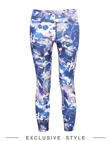 WE ARE HANDSOME x YOOX Damen Leggings Farbe Blau Größe 5