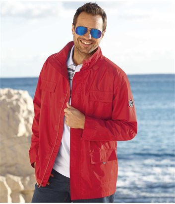 Windbreaker Red Affinitymen ROT - Größe M - Atlas For Men